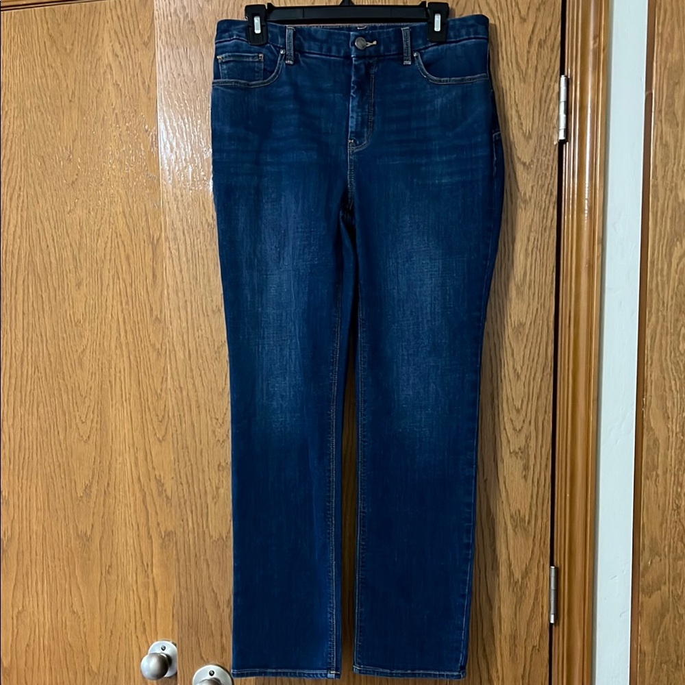 Chico's So Lifting Slim Leg Dark Blue 0.5 Jeans